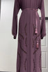 Naz - Purple Abaya Image By Qalanjos Fashions  